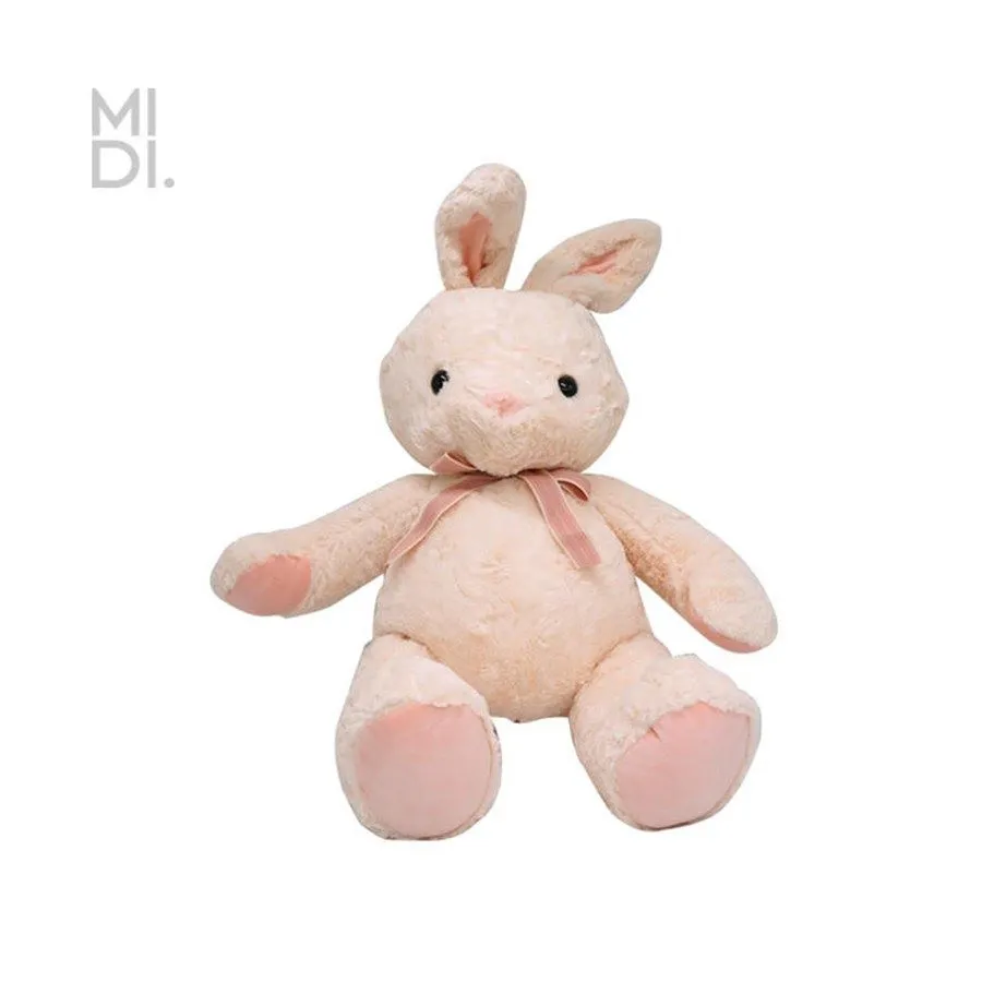 65CM cute long eared ribbon Bunny