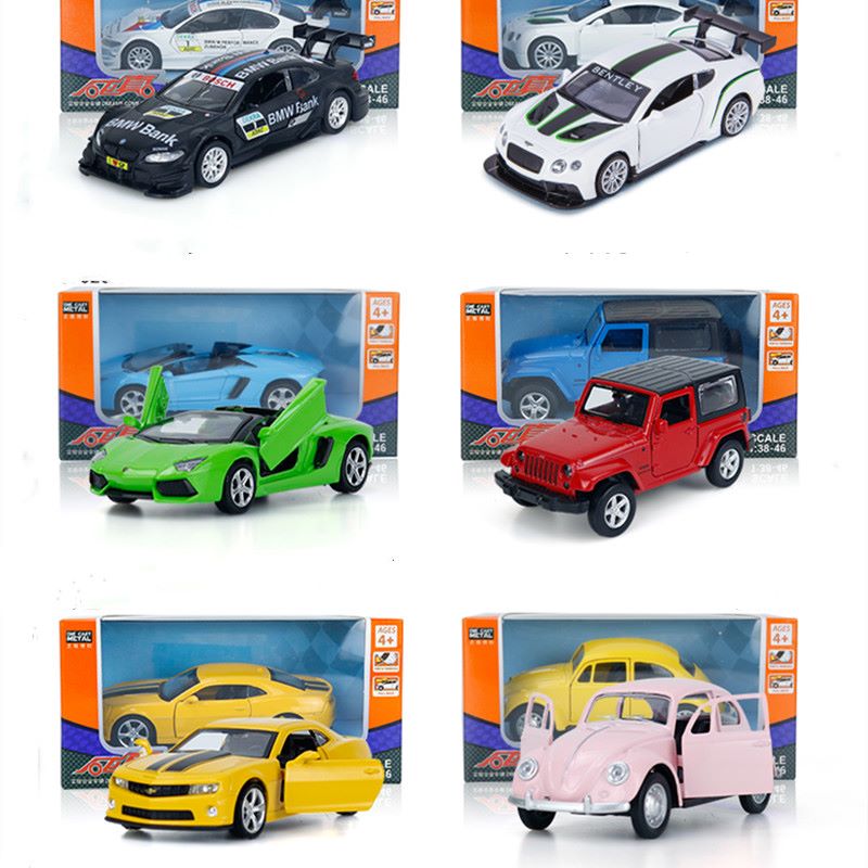 لعبة فاخرة موديل سيارة سلسلة ألوان مختلطة