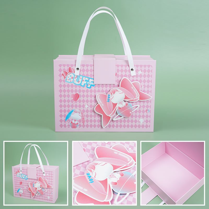 صندوق هدايا التأمل أرنب BUFF باللون الوردي المختلط