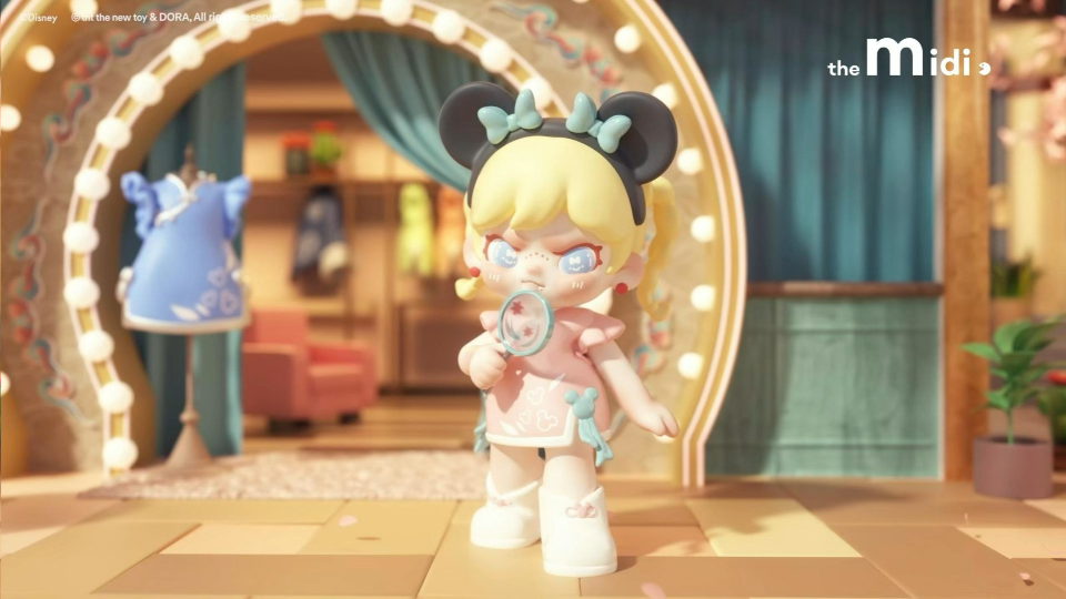 TNT SPACE DORA Mickey Mouse Fun Time Series Blind Box Desktop Figurines