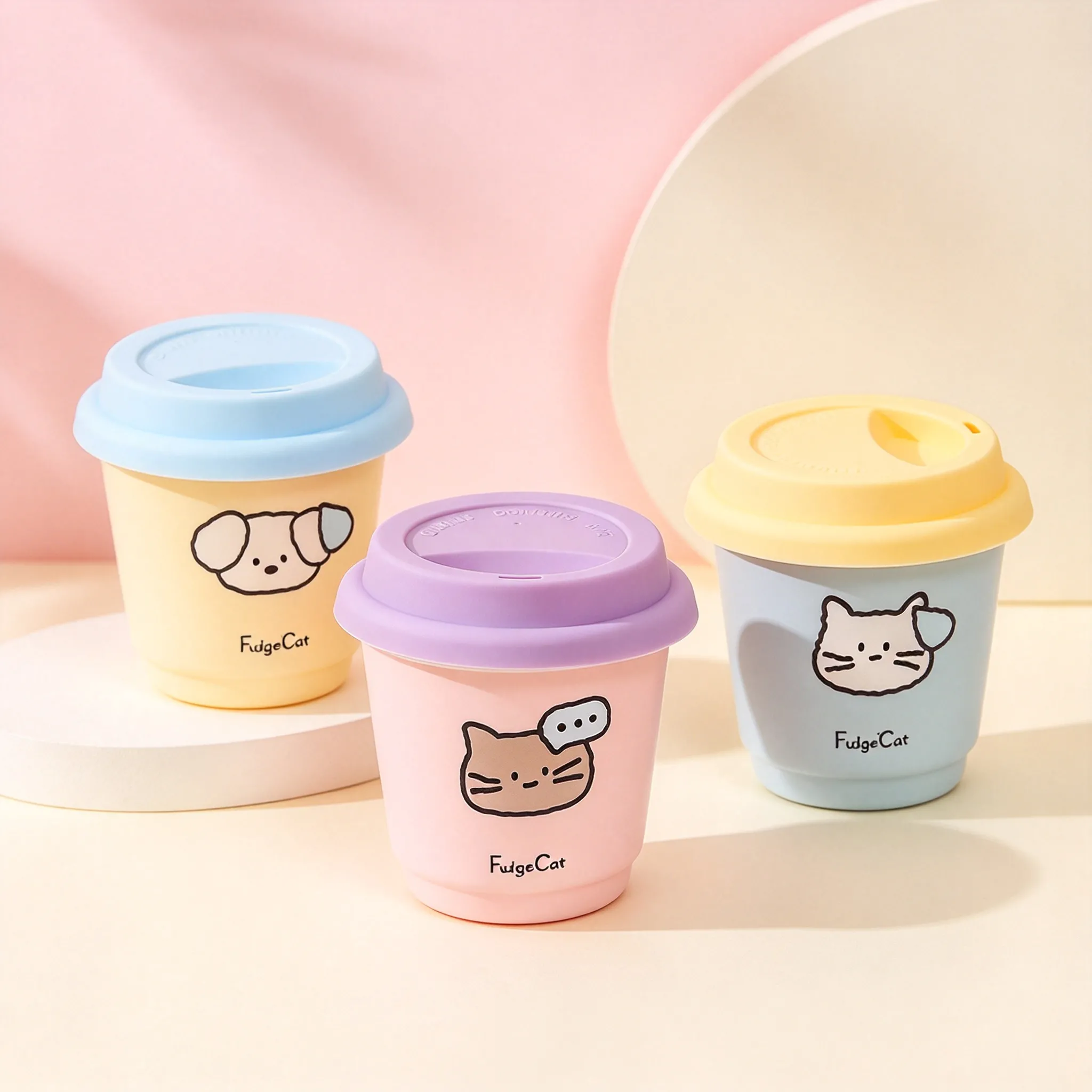 240ml Sour Candy Kitty Series Coffee Cup /Assorted