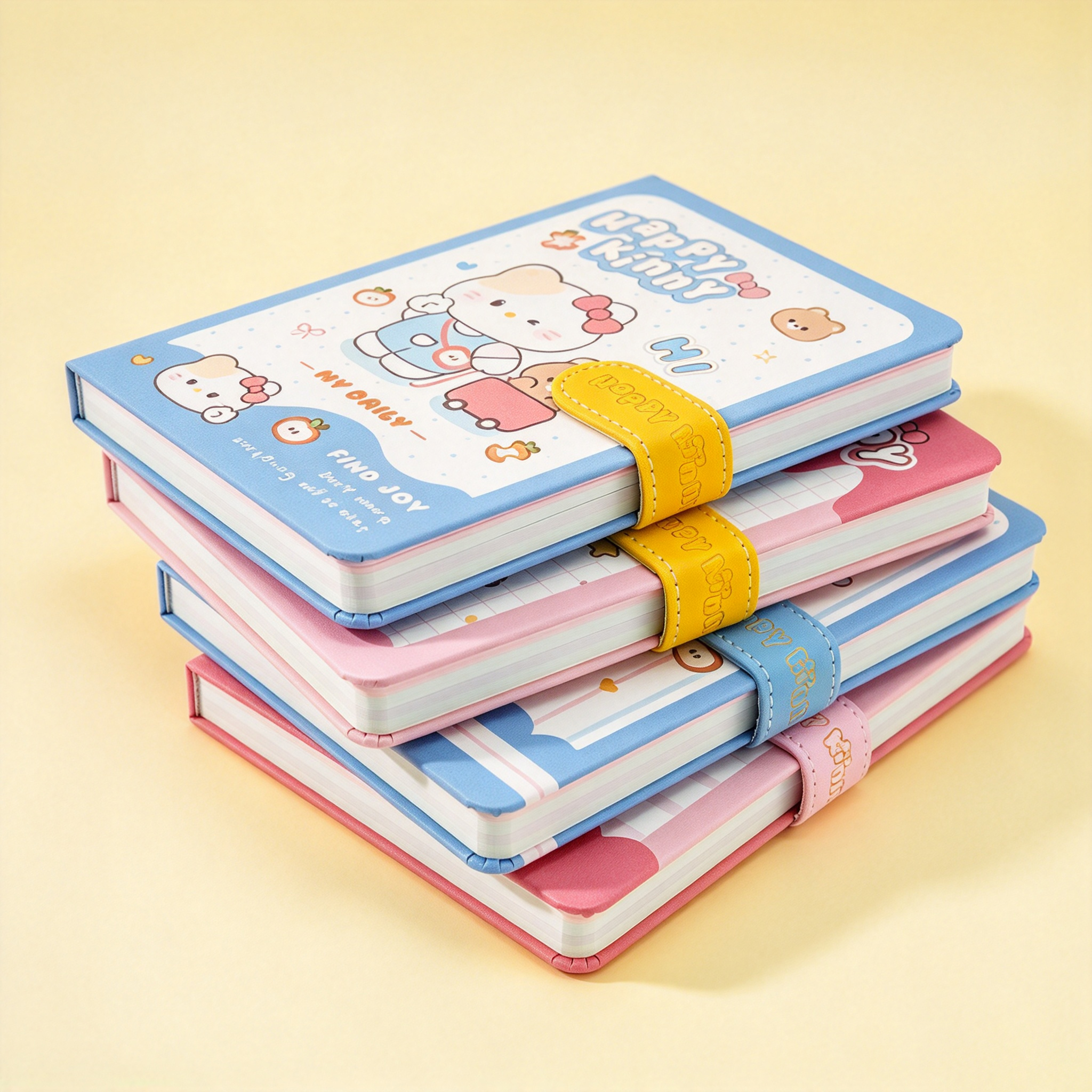 WARM DAY series large 32K hardcover notebook 132 sheets/mixed