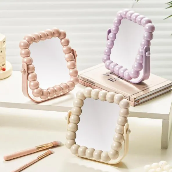 ins pearl double-sided table mirror/mixed
