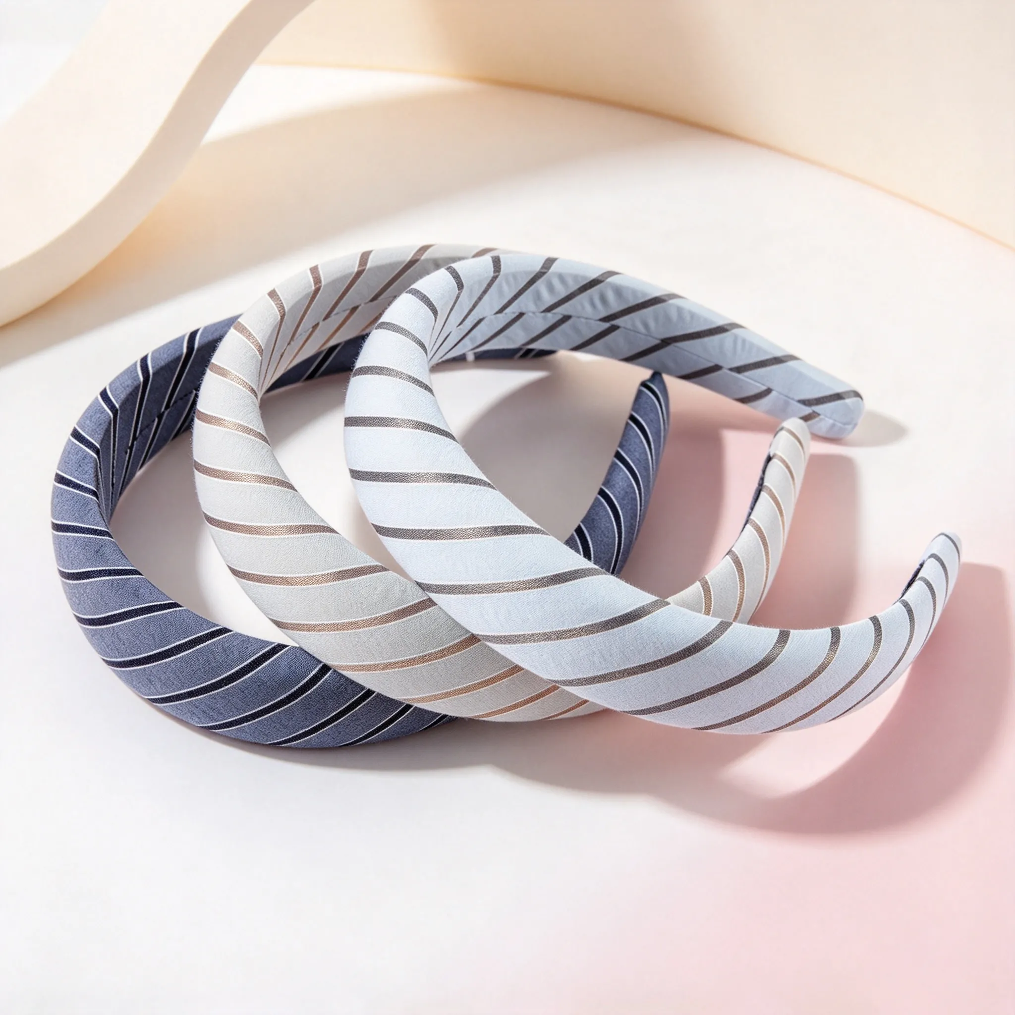 College style striped series headband/mixed