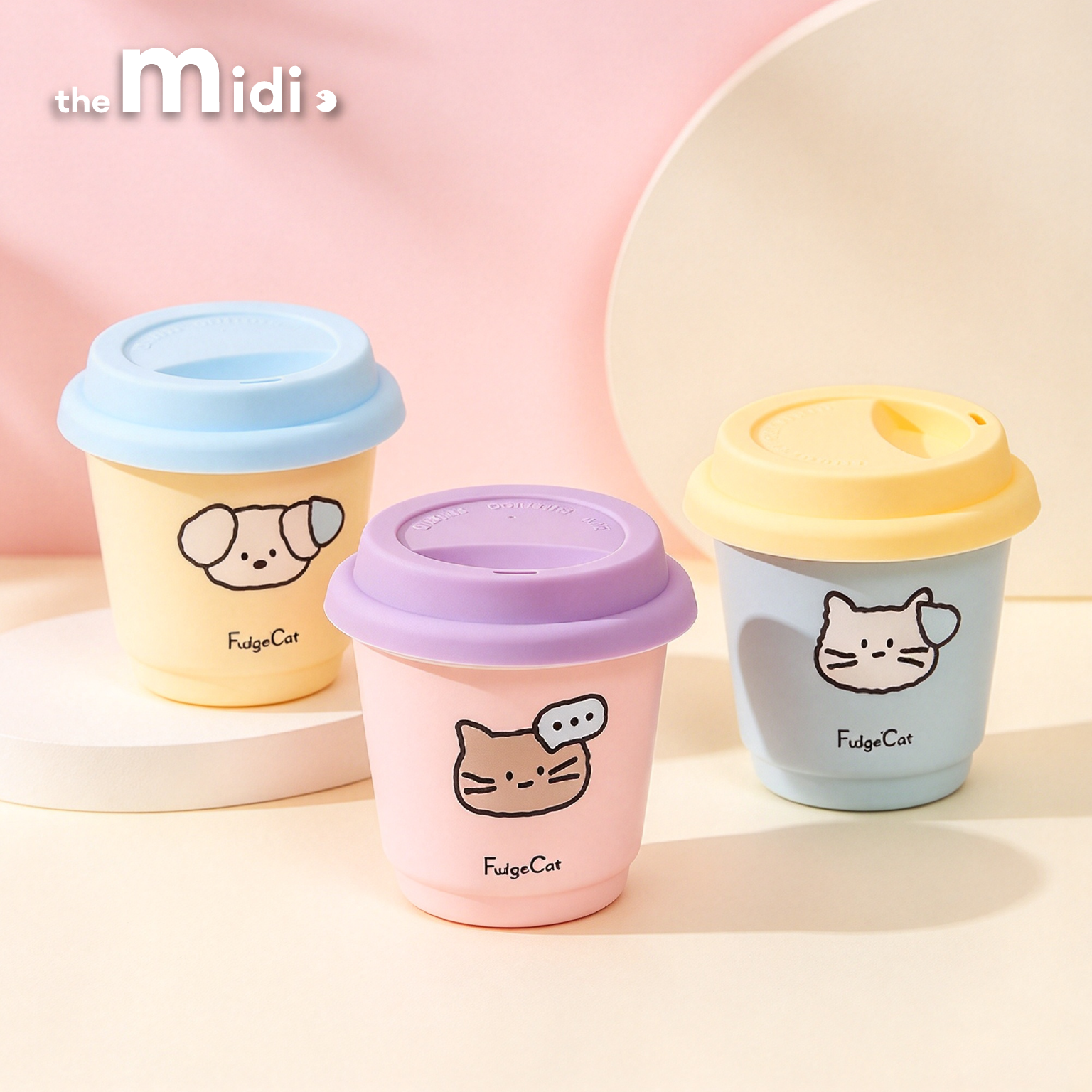 240ml Sour Candy Kitty Series Coffee Cup /Assorted