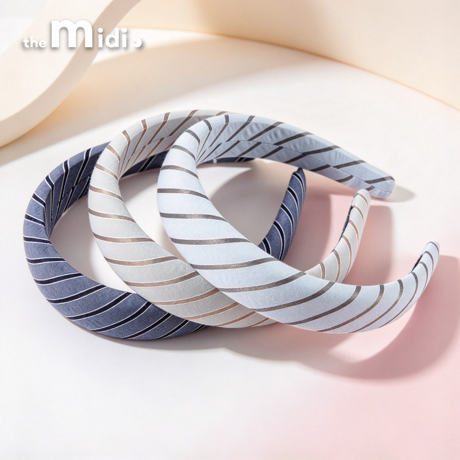 College style striped series headband/mixed