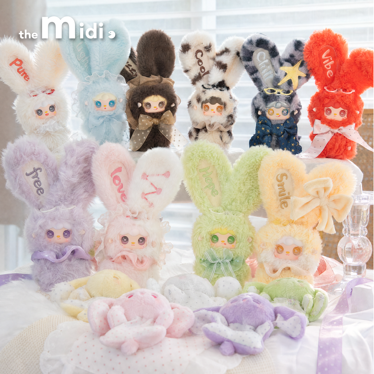 Oxygen Yooki Plush Series Blind Box - Healing Bunny/Mixed