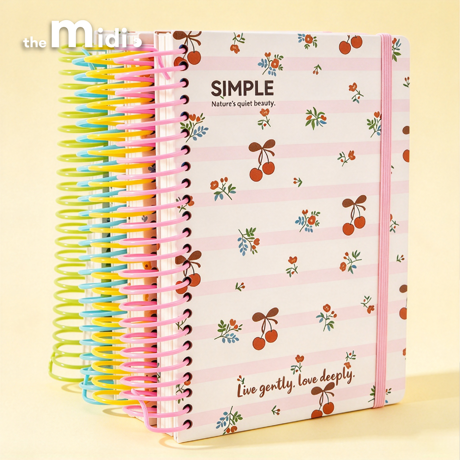 SIMPLE series small single coil bound notebook 160 sheets A5/mixed